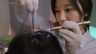 ASMR Relaxing Scalp Check and Lice Removal🔍