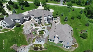 Drone view of landlord Youssef Berrada s million dollar Mequon home