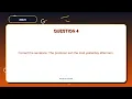 Sentence Correction Practice 1 Correct the sentence The vendor answer the phone yesterday