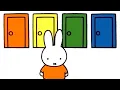 Download Lagu wat zit er achter de deur? | nijntje | nijntje kleuren, cijfers en vormen