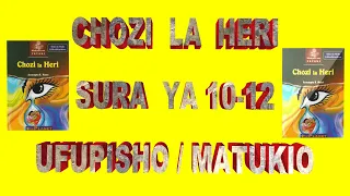 chozi la heri sura 10 12 chozi la heri wahusika na sifa zao kcse kiswahili karatasi ya tatu