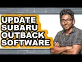 How To Update Subaru Outback Software - Full Guide