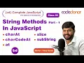 String Methods In JavaScript - 1 CD Complete JavaScript Course C-26 Hindi