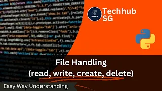 Python File Handling Read Write Create Delete Explained Day 12 - Python for Beginners