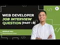 Web Developer Job Interview Questions Answers Part 8 Crack Your Next Interview