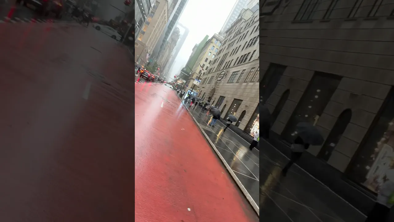 Manhattan is wet AF!