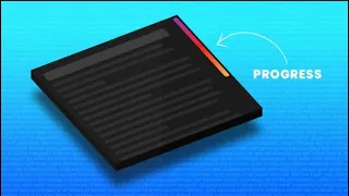 Creative Page Scroll Progress Bar Html CSS jQuery