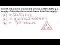 Inductive reactance calculation