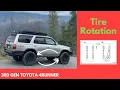 Toyota 4Runner - Tire Rotation