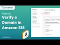How to verify a domain identity in Amazon SES