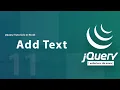 Add Text Content in jQuery jQuery Full Course 2026 Class