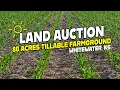 80 Acres Tillable Farm Ground for Auction Harvey County Kansas