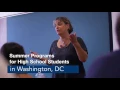 Summer Programs for High School Students at Georgetown