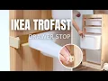 Ikea hack TROFAST Bin Drawer Stops