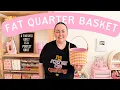 How to Sew a Fabric Basket from a Fat Quarter
