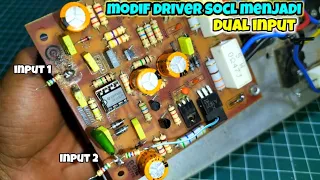 cara modif driver socl menjadi dual input dobel input
