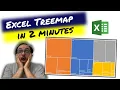 How to make a treemap chart in Excel in 2 minutes