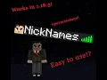 NickNames Plugin Showcase 1 16 5 Lighteight plugin