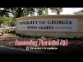 Interested in UGA-Tifton How to access financial aid