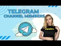 Telegram channel and group members Service ID 1047