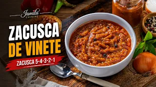 Zacusca de vinete 5-4-3-2-1, simplu de tinut minte, greu de uitat