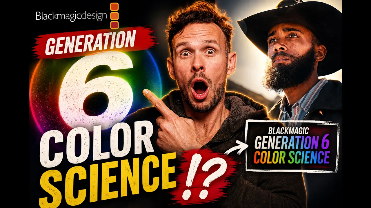 Blackmagic Just Quietly Announced Generation 6 Color Science… And Nobody Noticed! poster