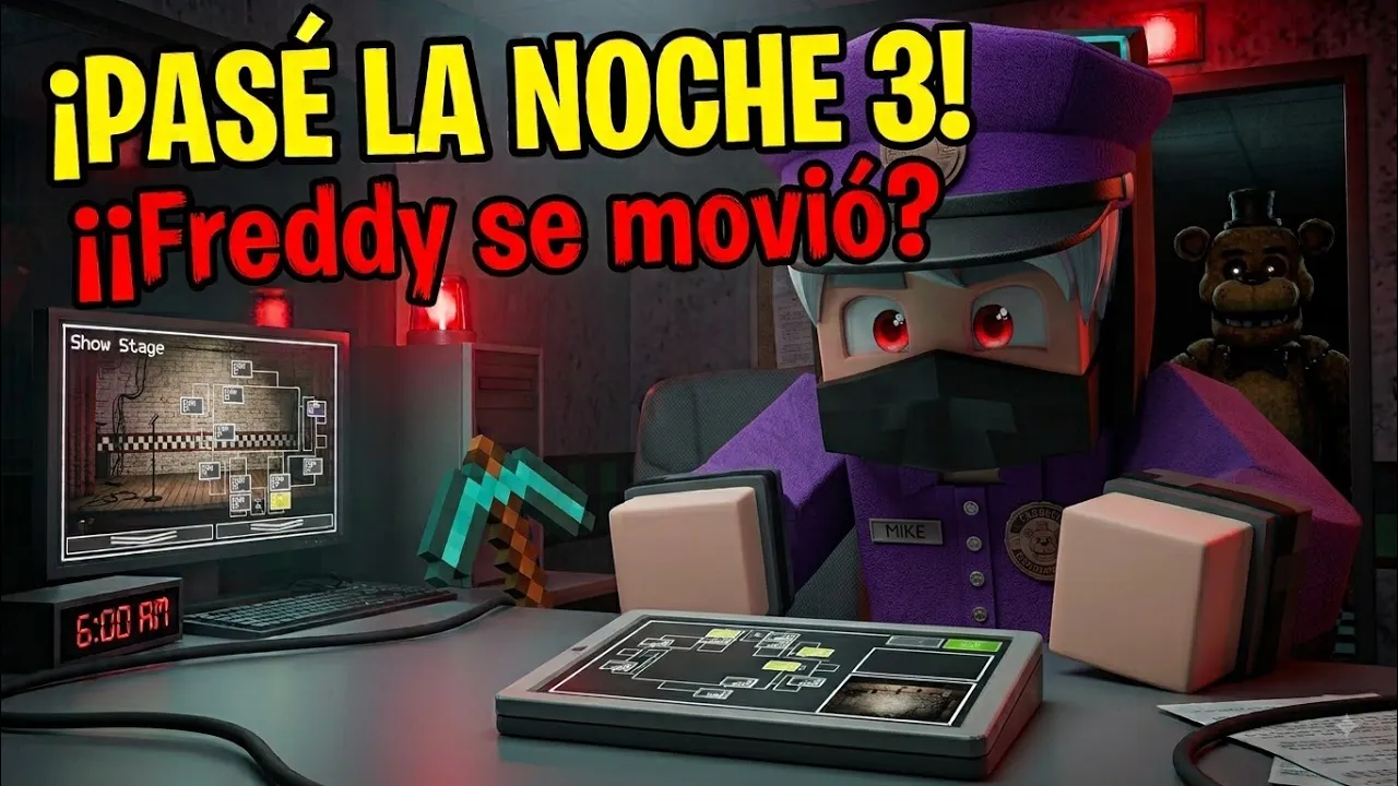 ¡FREDDY SE MUEVE! Sobreviviendo a la NOCHE 3 (Five Nights at Freddy's)
