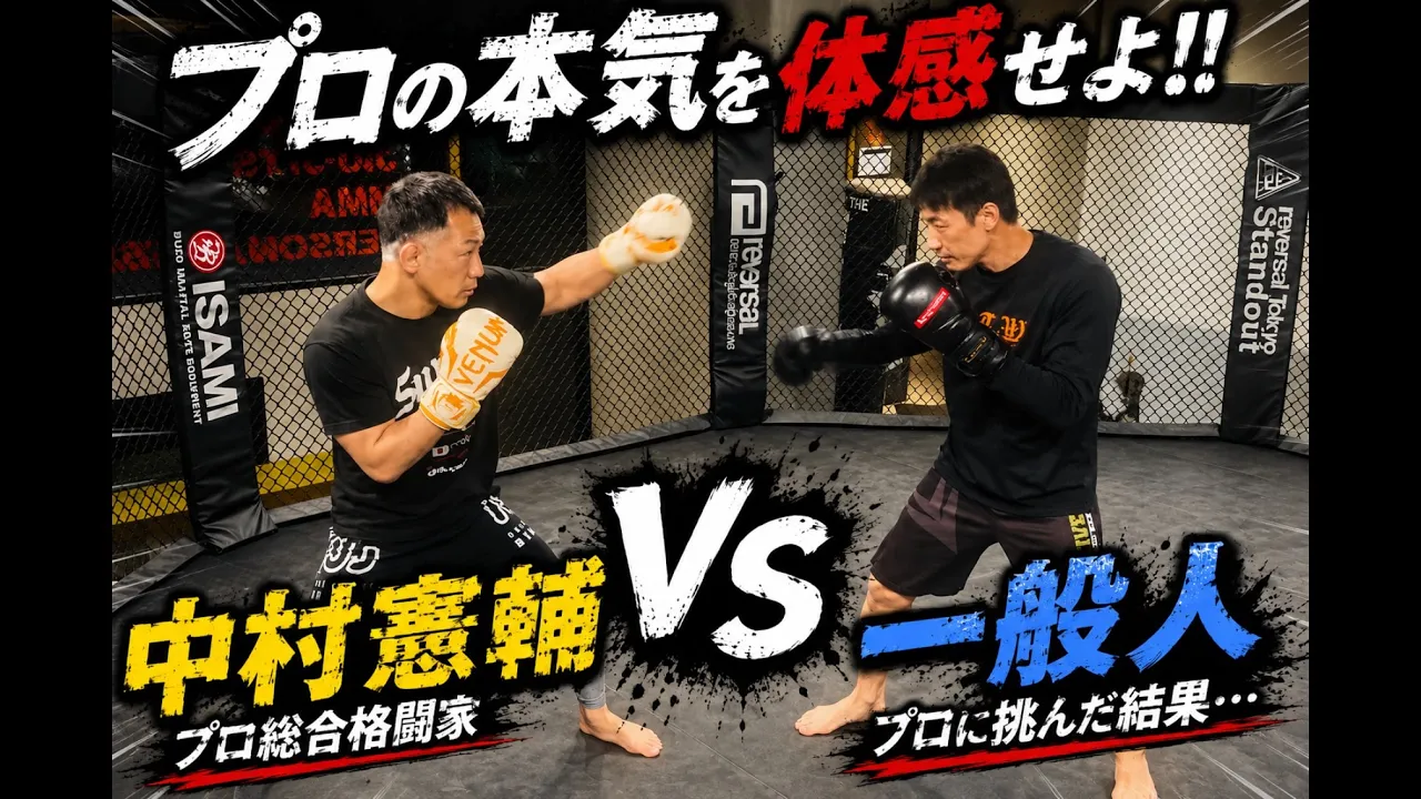 プロ総合格闘家・中村憲輔先生に色んなルールで挑んだ結果…🥹