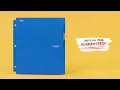 Five Star Quick-View 4 Pocket Plastic Folder