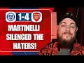 Lagu Martinelli Silenced The Haters | Portsmouth 1-4 Arsenal | Match Reaction