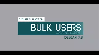 Create Bulk User Many Users Using Script Linux