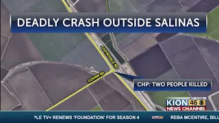 Two dead in three-car crash involving a semi-truck near Salinas
