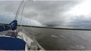 Thunderstorms and Shallow Depths Living Aboard a Sailboat