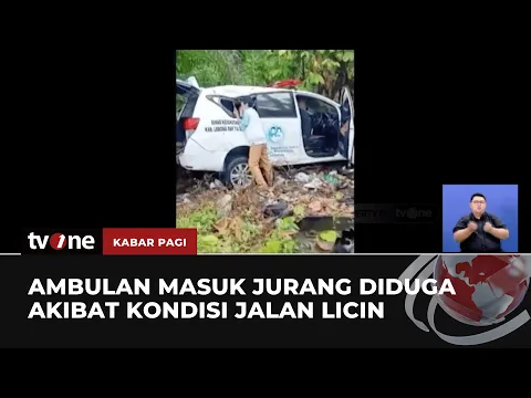 Nahas! Ambulans Hilang Kendali hingga Terjun ke Jurang, Dua Orang Tewas