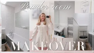 Powder room/bathroom transformation! 🪞~ Breakfast at Freddy's