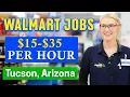Walmart Jobs in Tucson Arizona HIRING IMMEDIATELY
