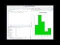 R programming creating an histogram in R studio