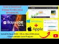 How to install Eclipse IDE 2022-09 on Windows OS MAC OS 2023 Update