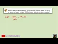 6. Sebuah tandon air awalnya berisi 200 liter selama dialirkan 20 menit, air tandon berkurang