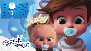 welcome to baby corp in the sky the boss baby movie moments mega moments