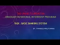 Task 1 Basic Banking System The Sparks Foundation Graduate Rotational Internship Program