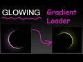 CSS3 Glowing Gradient Loader Ring Animation Effects