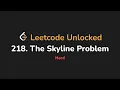 218 The Skyline Problem Leetcode Unlocked - Python