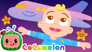 Here Comes the Airplane ✈️ CoComelon Wiggle to Wind Down | Headspace Podcast for Kids