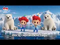 World Capital Flag Song  | Country & Capital Song for Kids | JunyTony