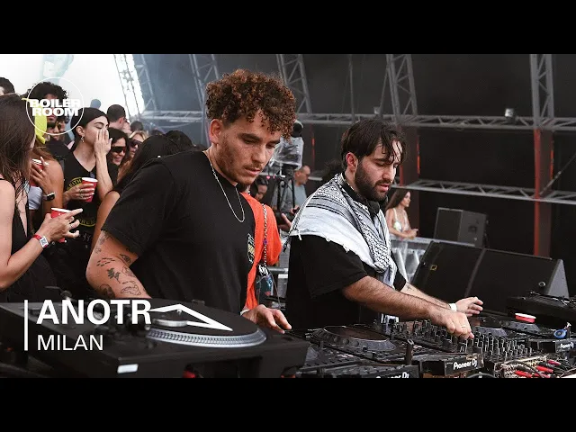 ANOTR at Boiler Room, Milan 2024 artwork