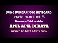 Download Lagu Apul Apul Debata - karaoke seruling kunci Es||Solo keyboardbp frans manik (video)