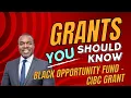 Business Funding You Need to Know - Black Opportunity Fund CIBC Grant