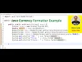 Java Currency Formatter Example
