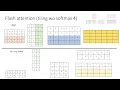 Flash attention with numerical example